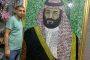سعودي ومصري متيمان بحب ولي العهد بأكبر لوحة من الزجاج